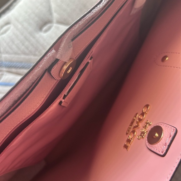 Coach Pebbled Leather Tote Bag - Picture 3 of 7